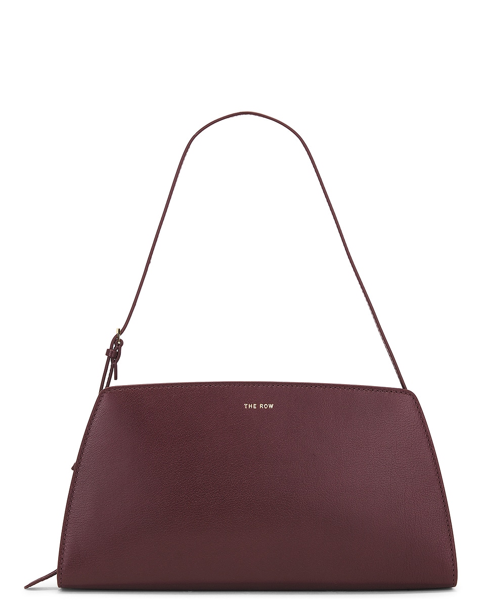 Image 1 of The Row Dalia Baguette Bag in Raisin SHG