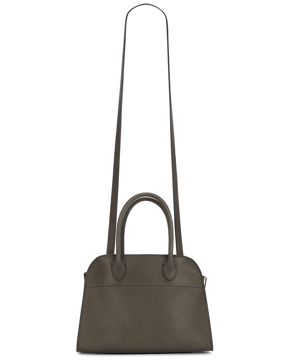 Image 1 of The Row Soft Margaux 10 Saddle Leather Bag in Koala Grey PLD