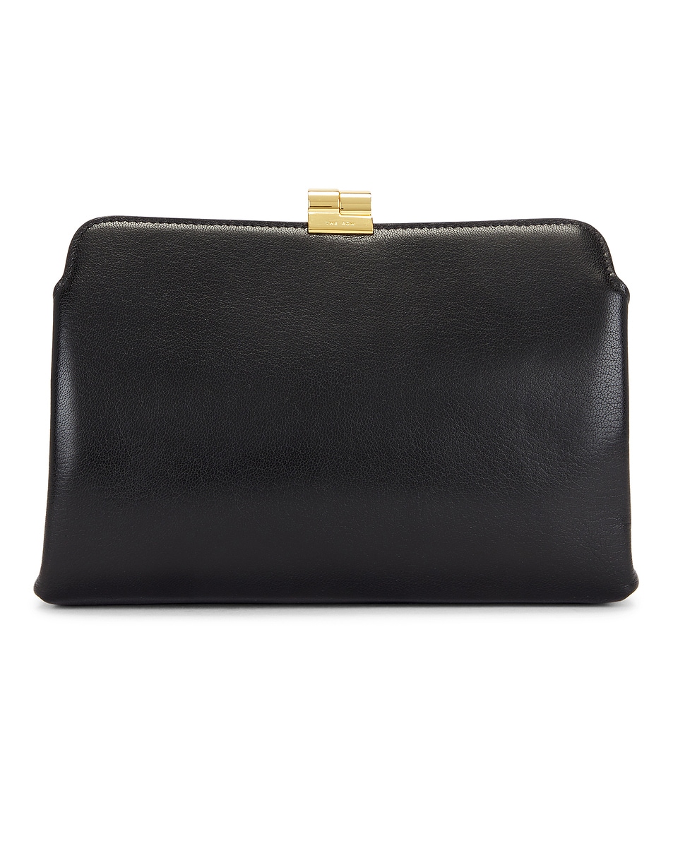 Image 1 of The Row Amazon Clutch in Black SHG