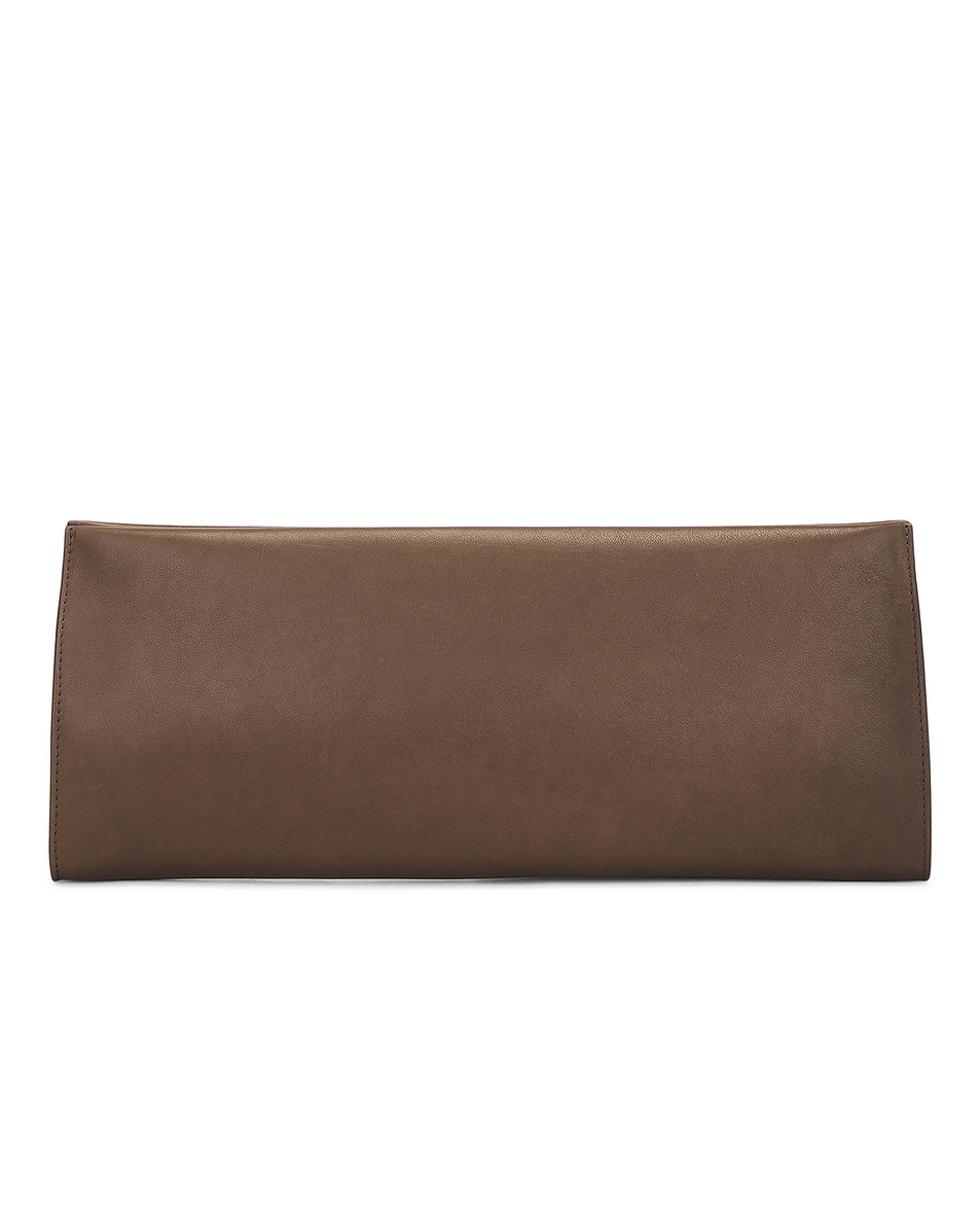 Image 1 of The Row Flat Clutch in Davy's Grey ANS