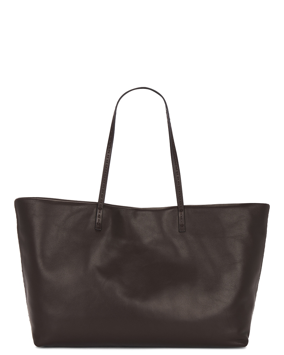 Image 1 of The Row Nuance Tote Bag in Dark Brown PLD