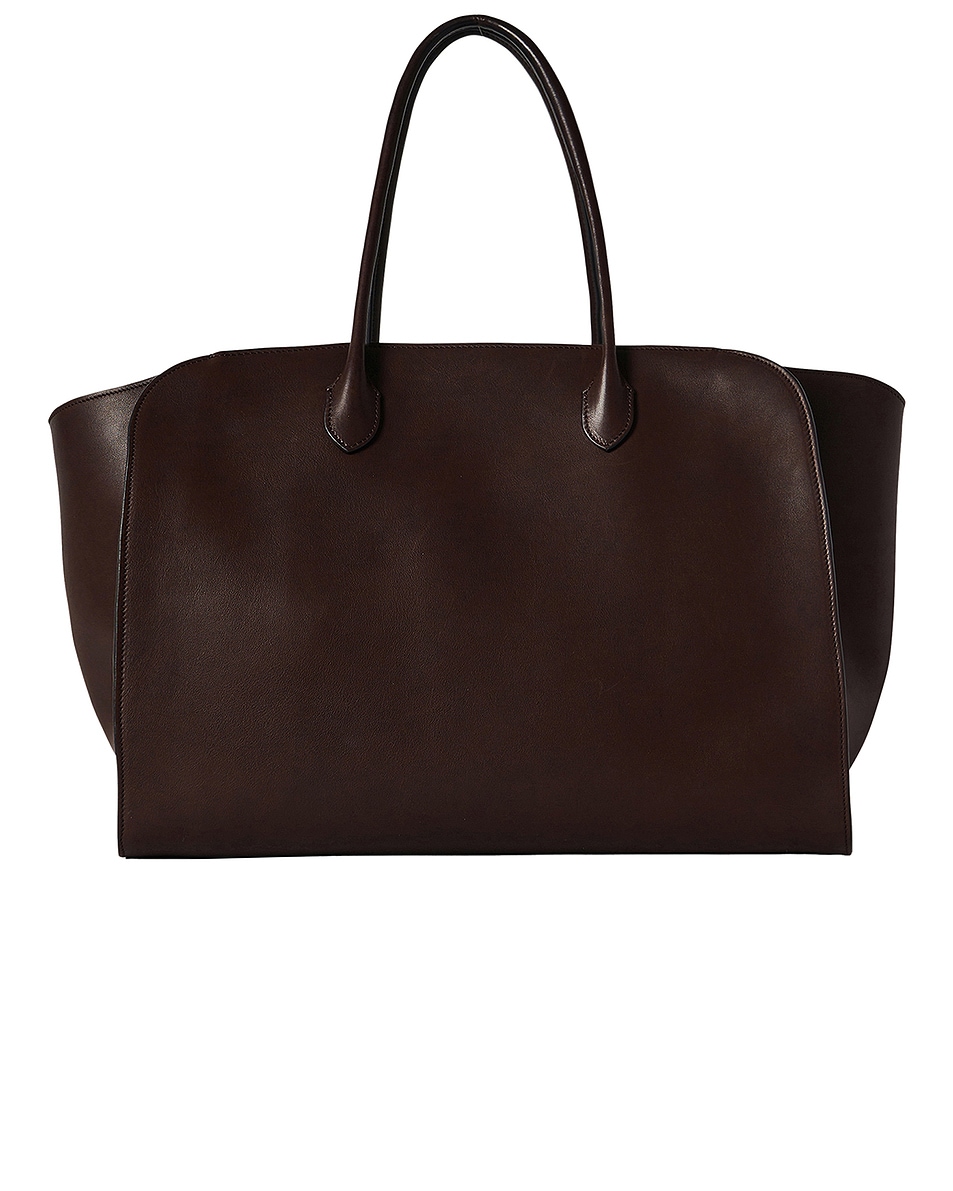 Image 1 of The Row Marlo Bag in Chestnut ANS