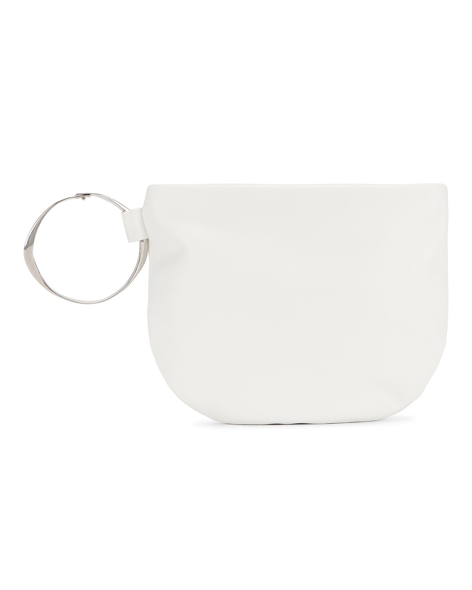 Image 1 of The Row Geo Bracelet Clutch in White ANS