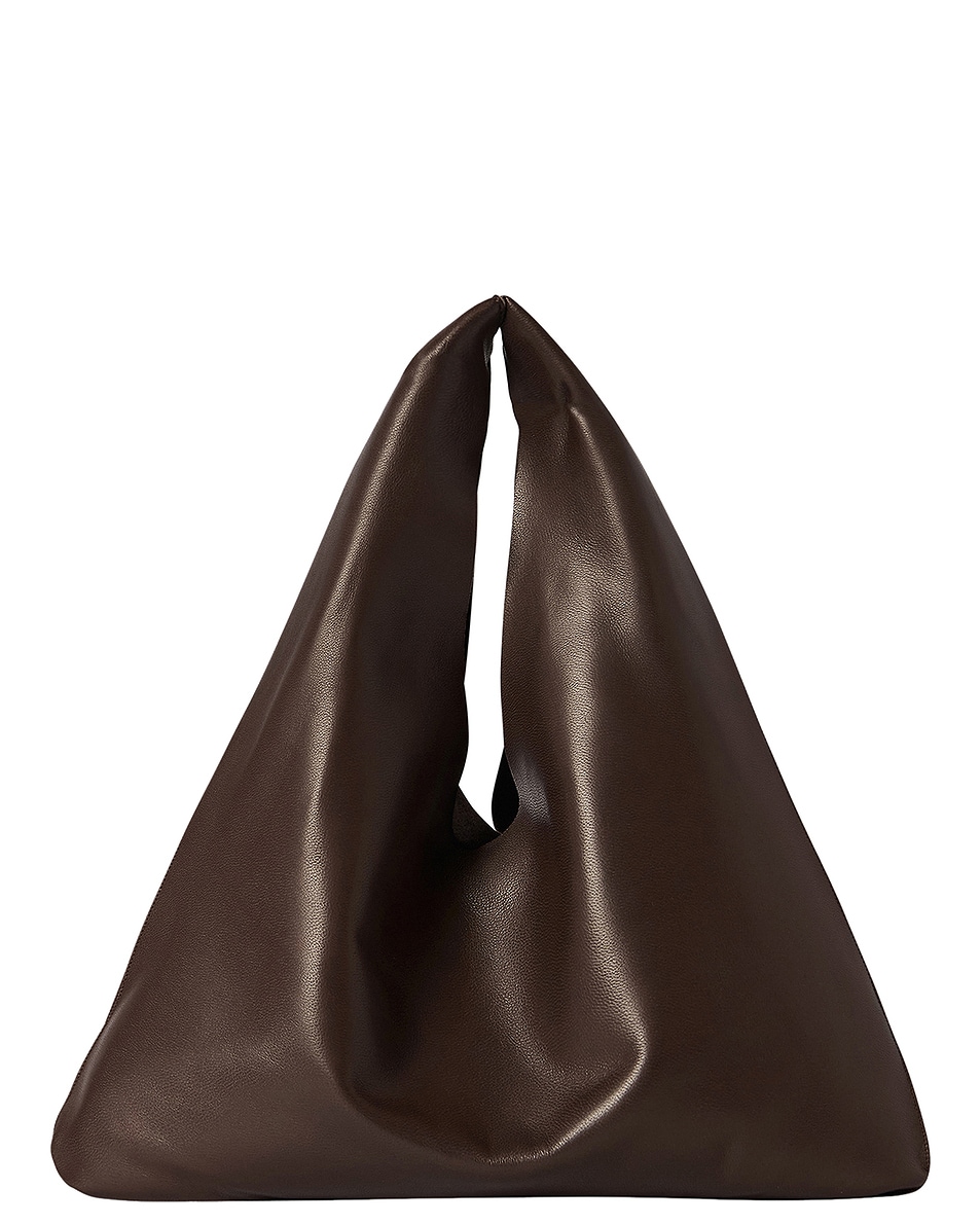 Image 1 of The Row Small Bindle in Brown Melange