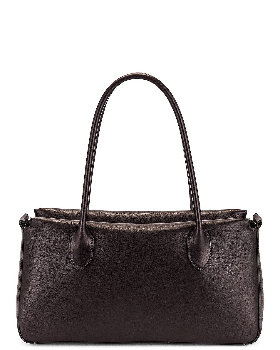 Image 1 of The Row East West Top Handle Bag in Black