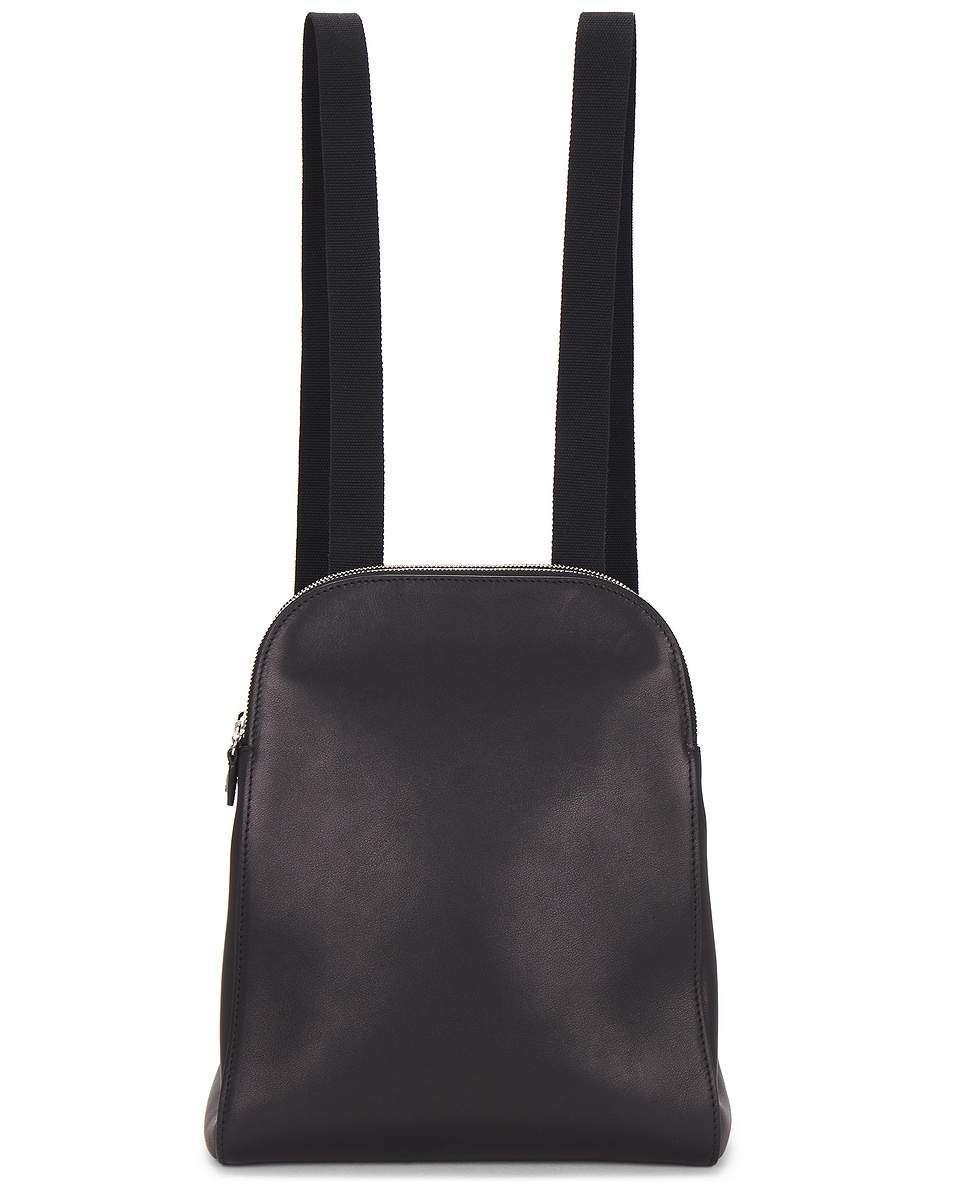Image 1 of The Row Harper Backpack in Black Ans