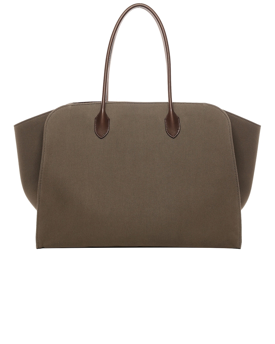 Image 1 of The Row Marlo 17 Bag in Taupe Ans