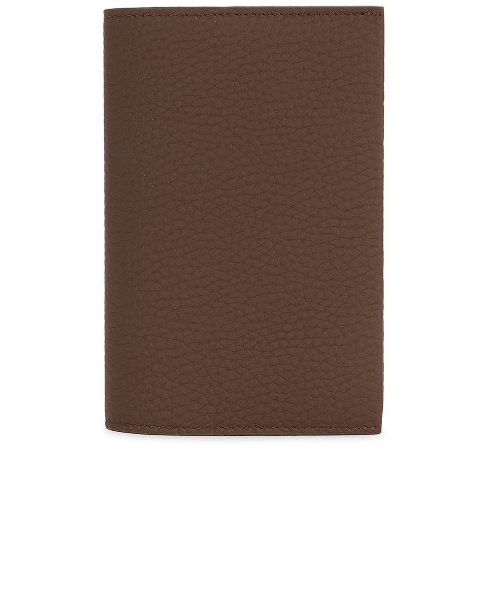Image 1 of The Row Passport Holder in Dark Olive