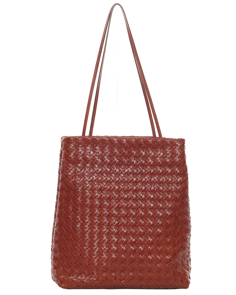 Image 1 of The Row Lilou Woven Bag in Pecan