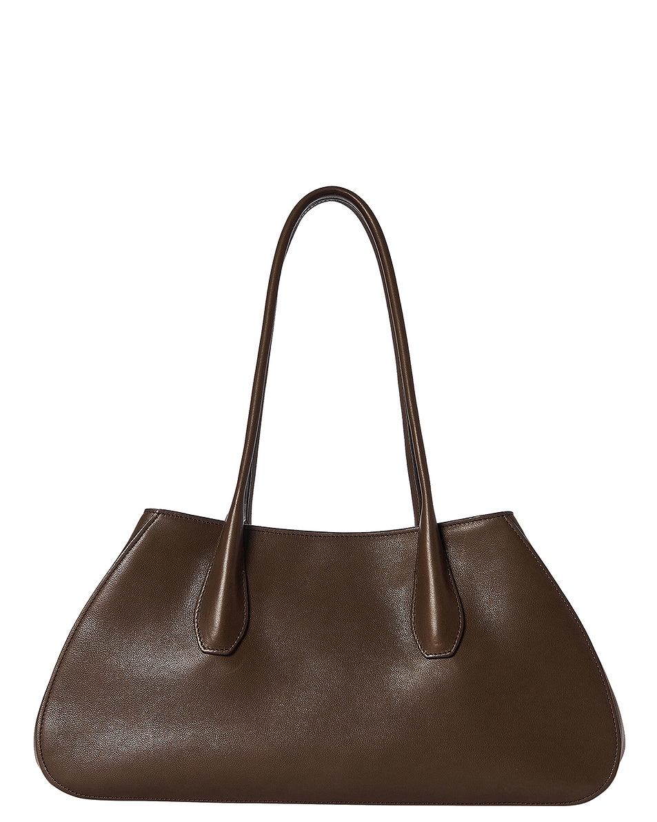 Image 1 of The Row Alger Shoulder Bag in Deep Brown ANS