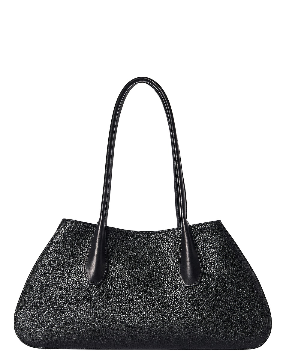 Image 1 of The Row Alger Shoulder Bag in Black & Black ANS