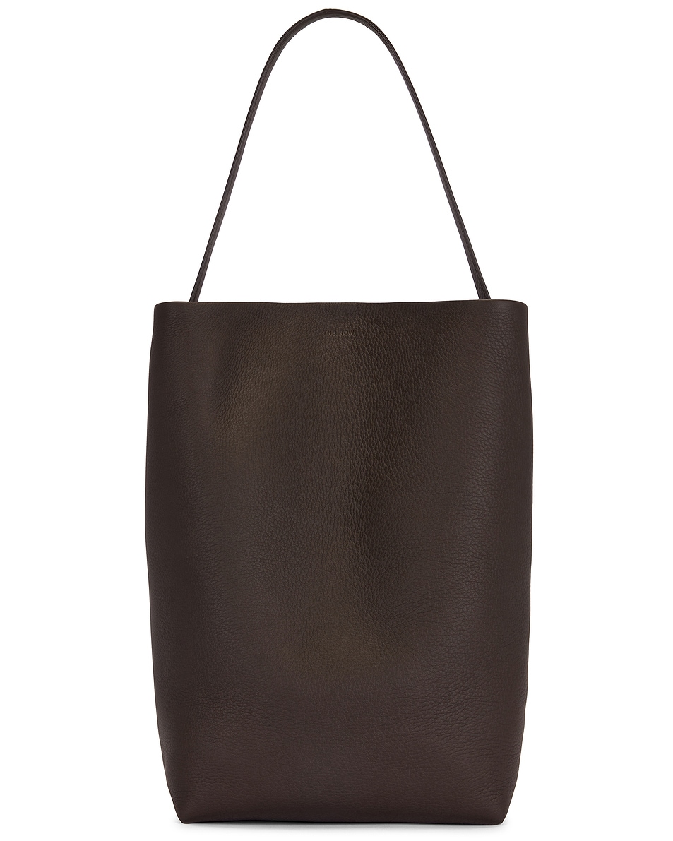 Image 1 of The Row Large N/S Park Tote in Deep Brown