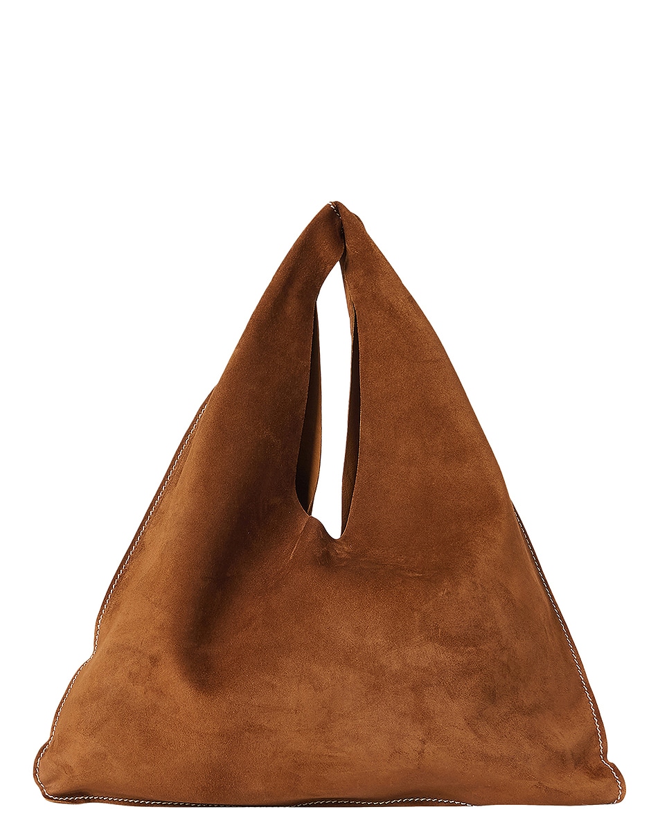 Image 1 of The Row Small Bindle in Bistre & Ecru