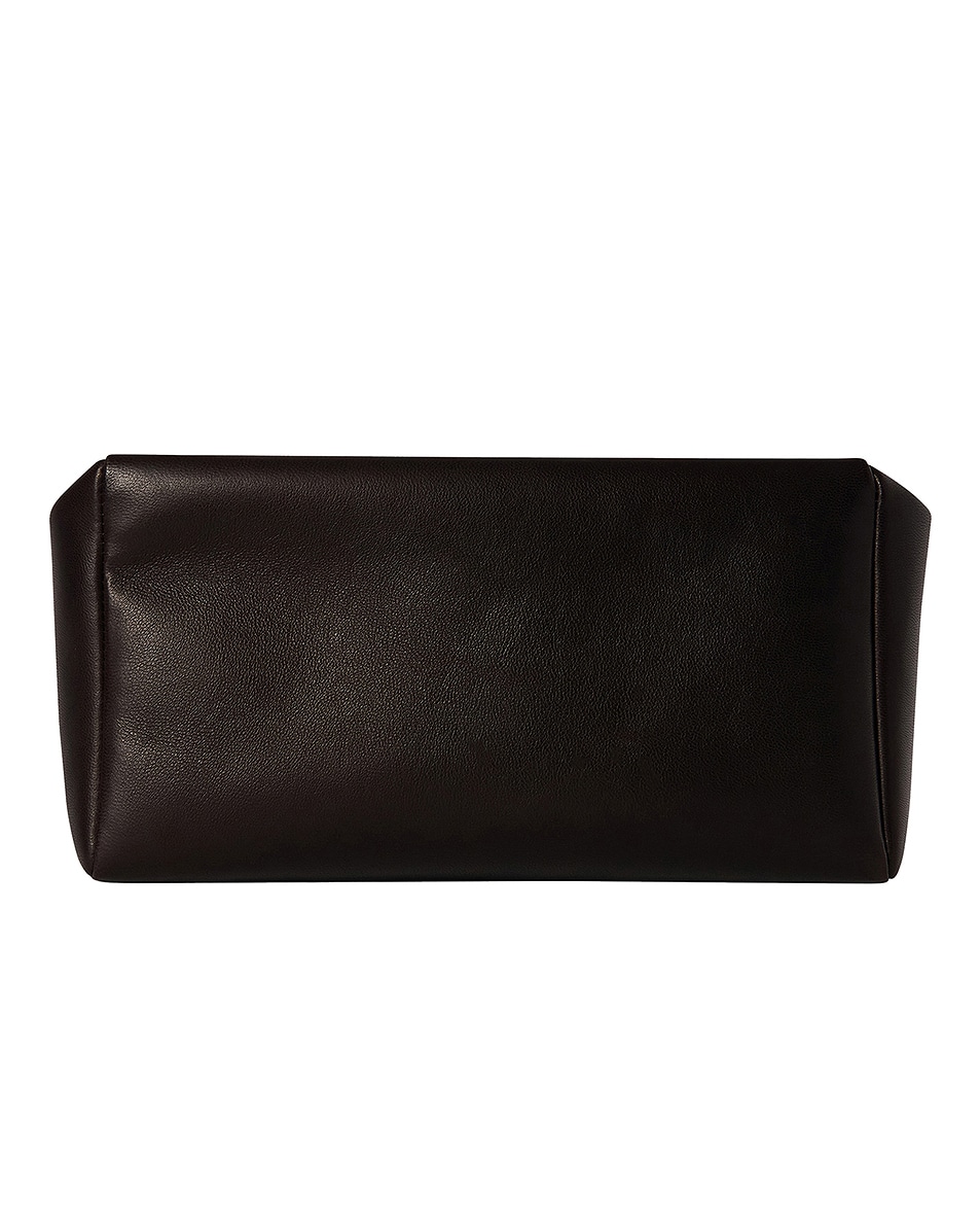 Image 1 of The Row Squared Compact Clutch in Black ANS