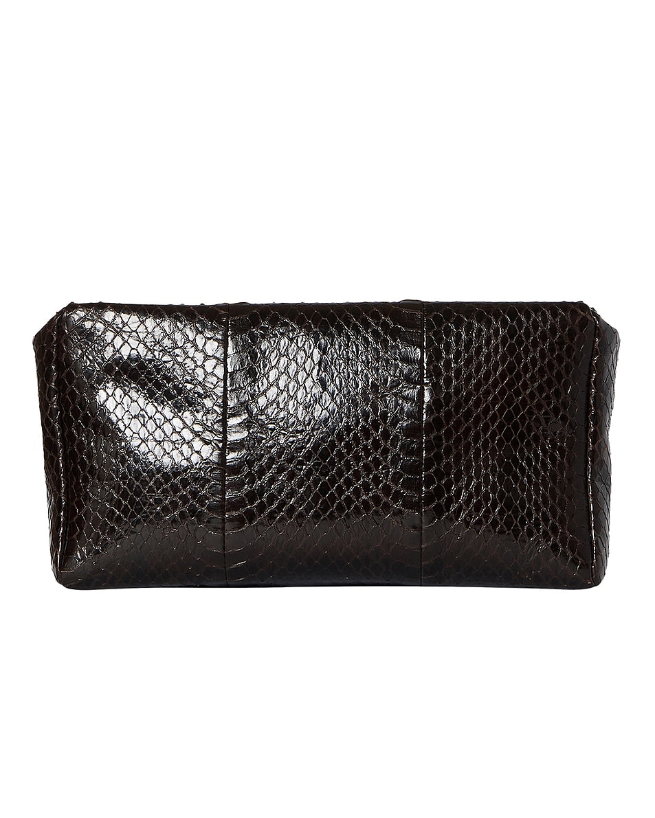 Image 1 of The Row Squared Compact Clutch in Black ANS