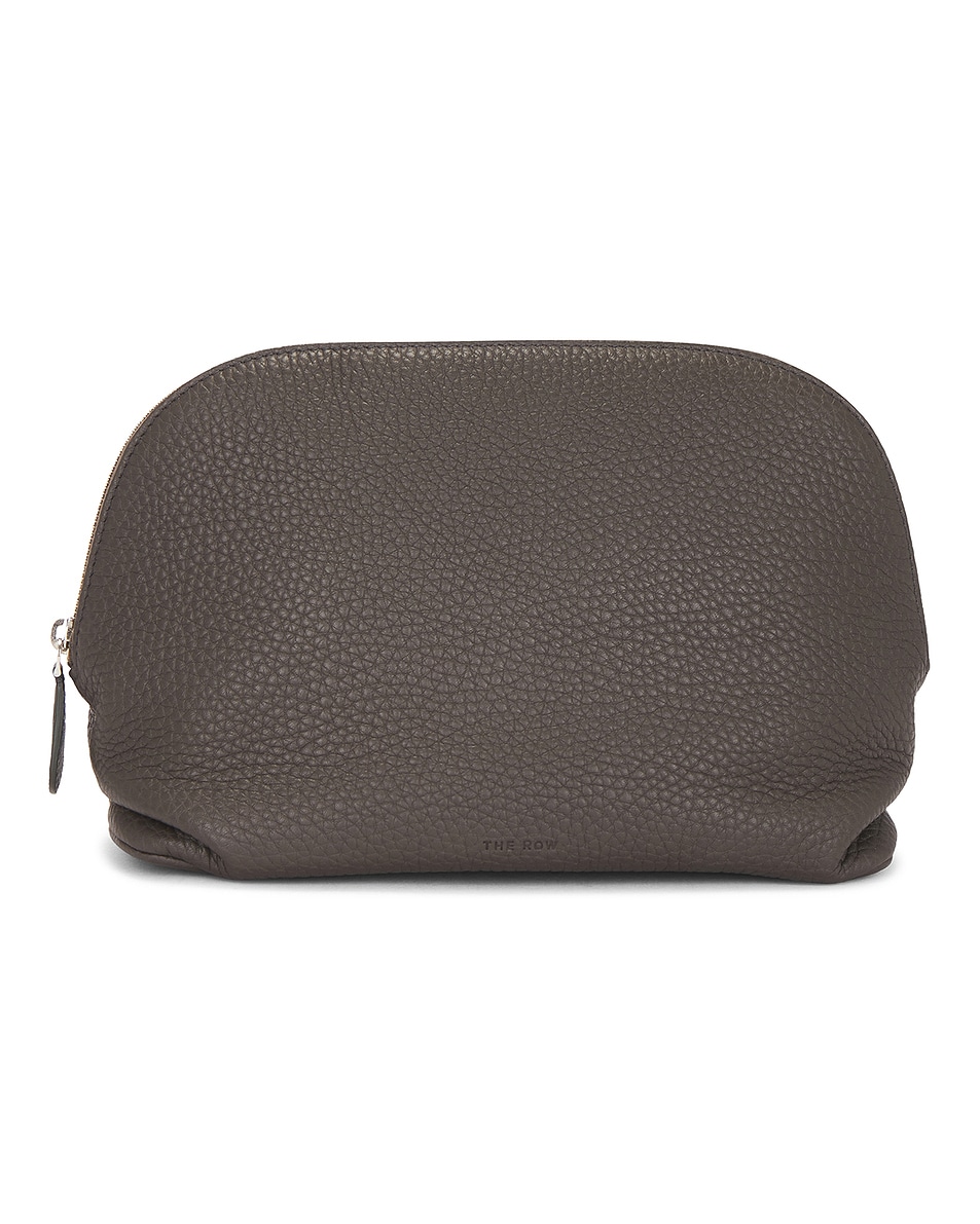 Image 1 of The Row Agnes Pouch in Mid Grey ANS