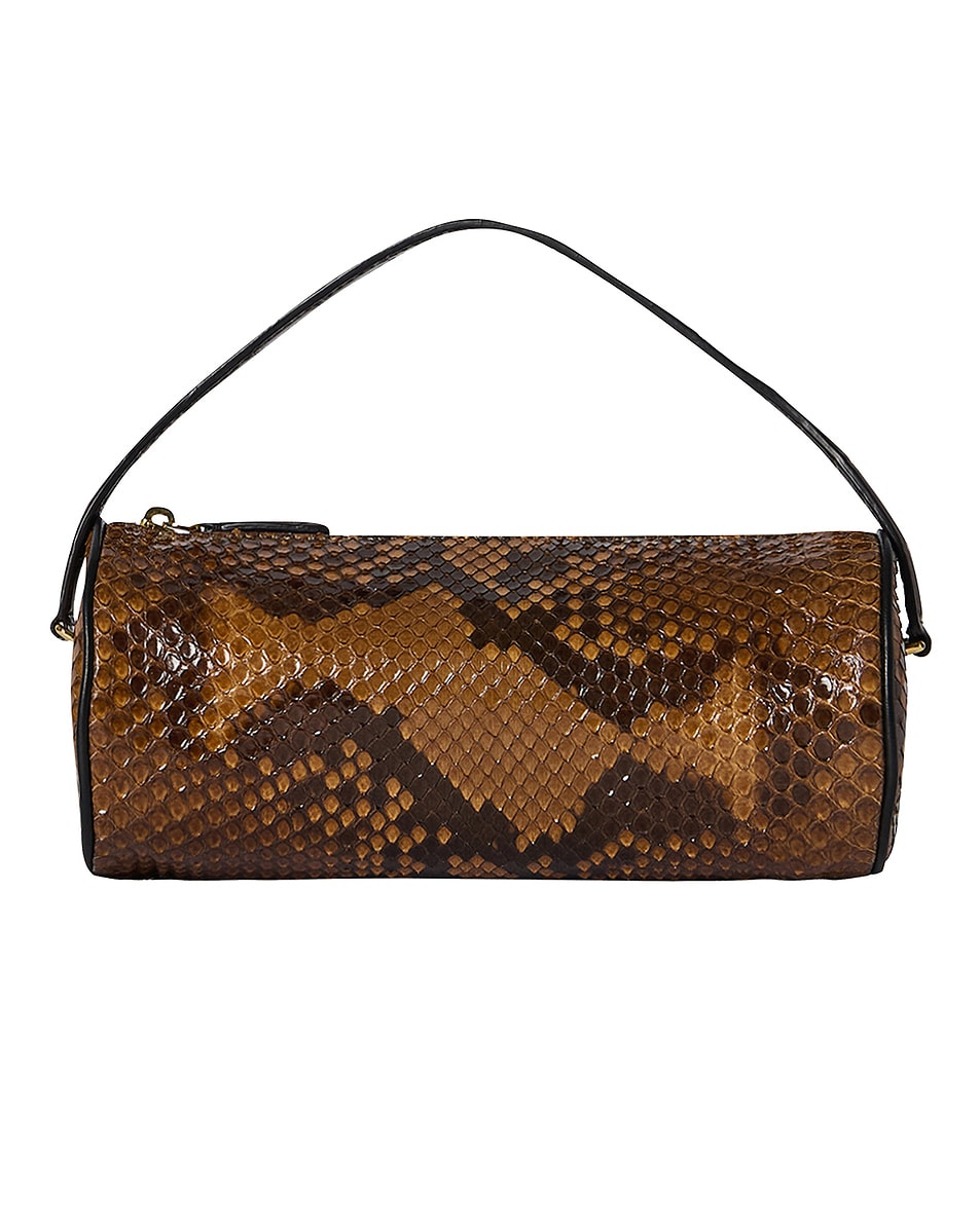 Image 1 of The Row Round 90's Python Bag in Brown & Brown ANG