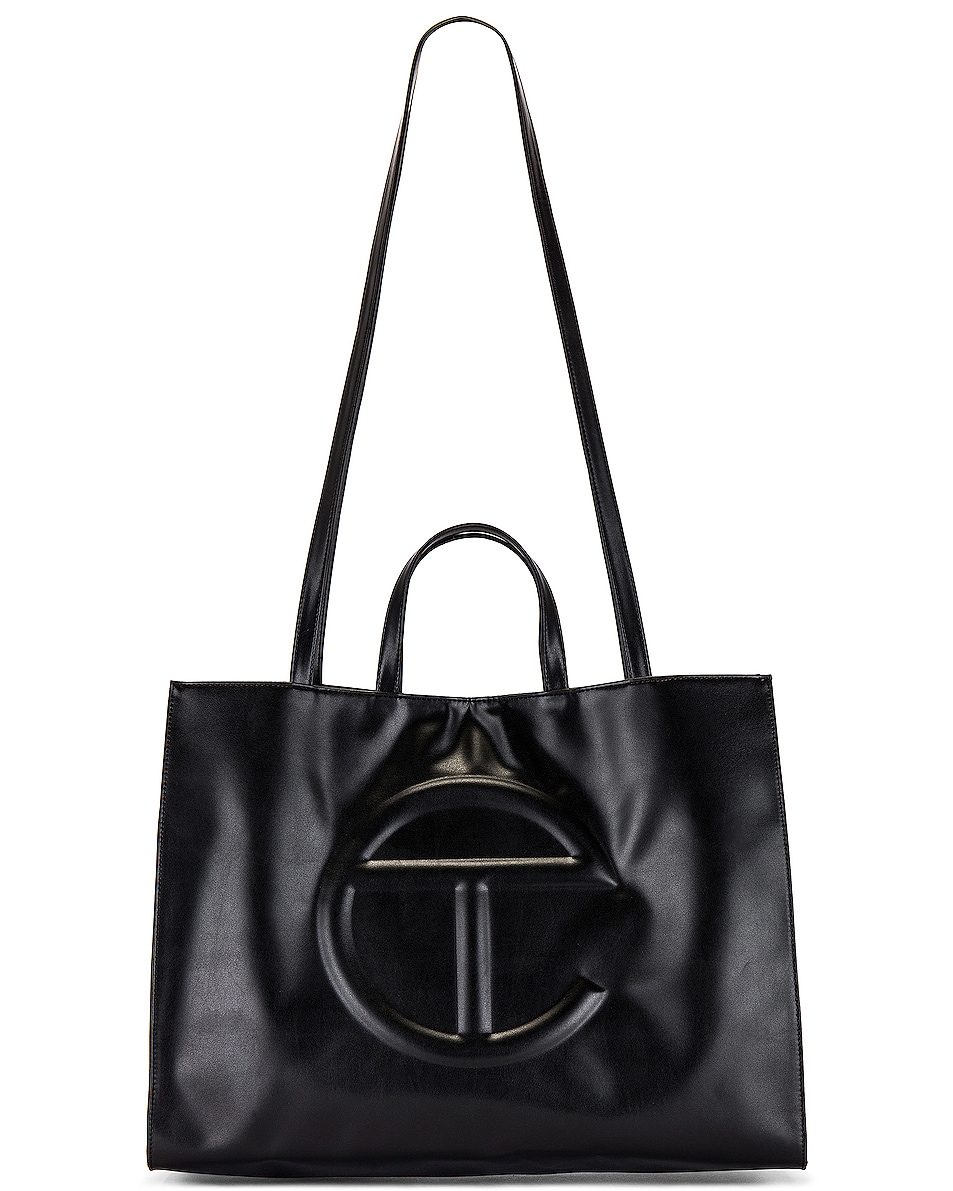 Telfar Large Shopper Bag in Black | FWRD