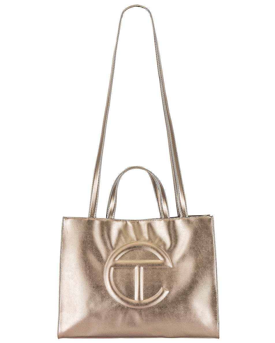 Image 1 of Telfar Medium Shopper Bag in Bronze