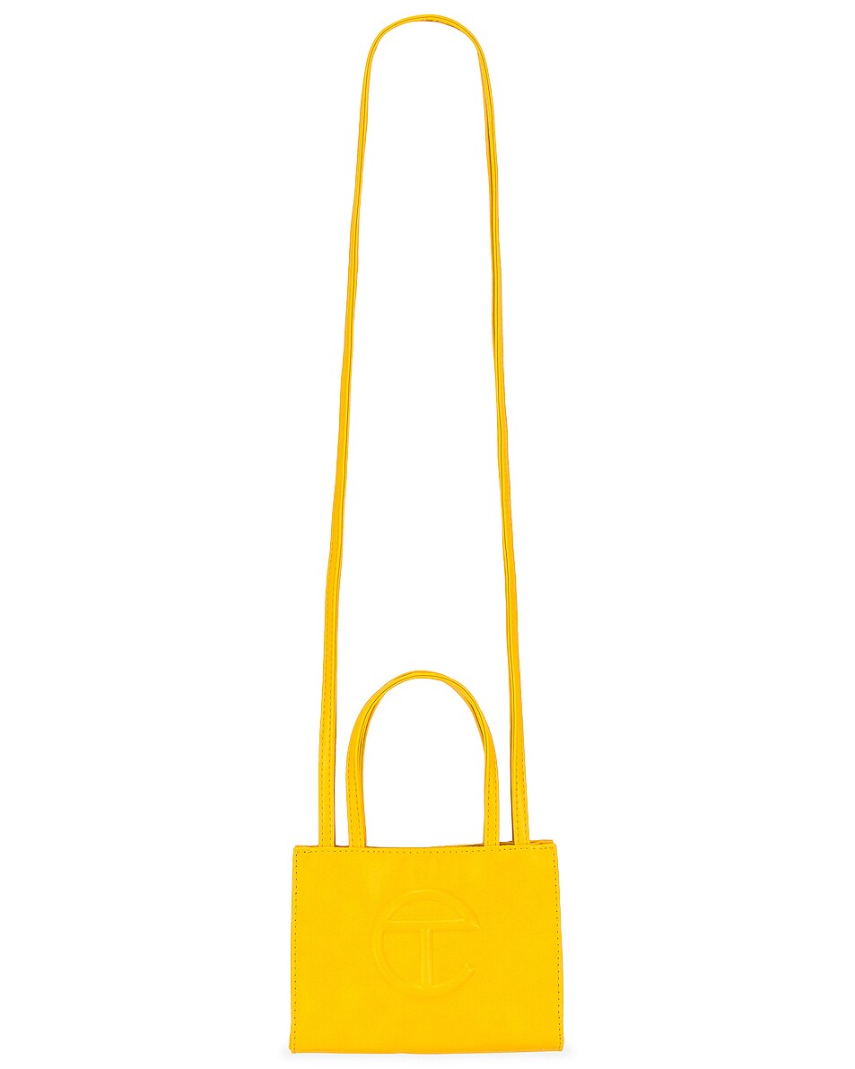 Image 1 of Telfar Small Shopper Bag in Yellow