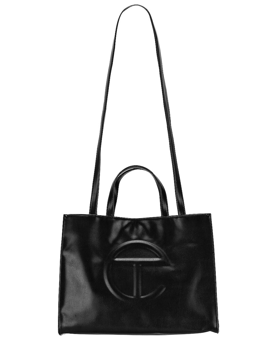 Telfar Medium Shopper Bag in Black | FWRD