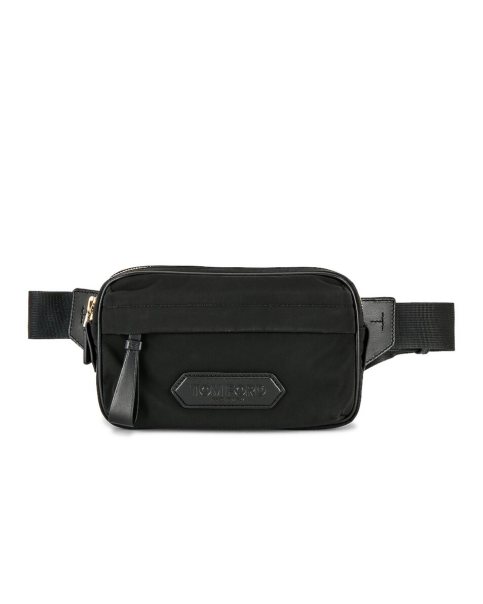 Image 1 of TOM FORD Nylon Belt Bag in Black