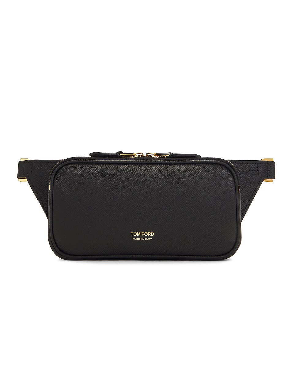 Image 1 of TOM FORD Small Zip Belt Bag in Black