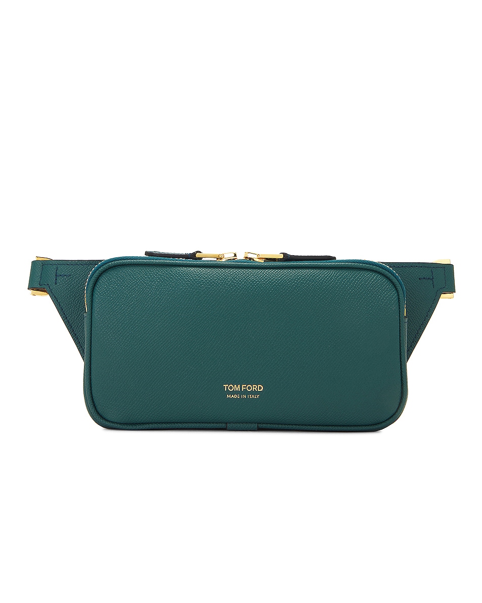 Image 1 of TOM FORD Small Zip Belt Bag in Everglade