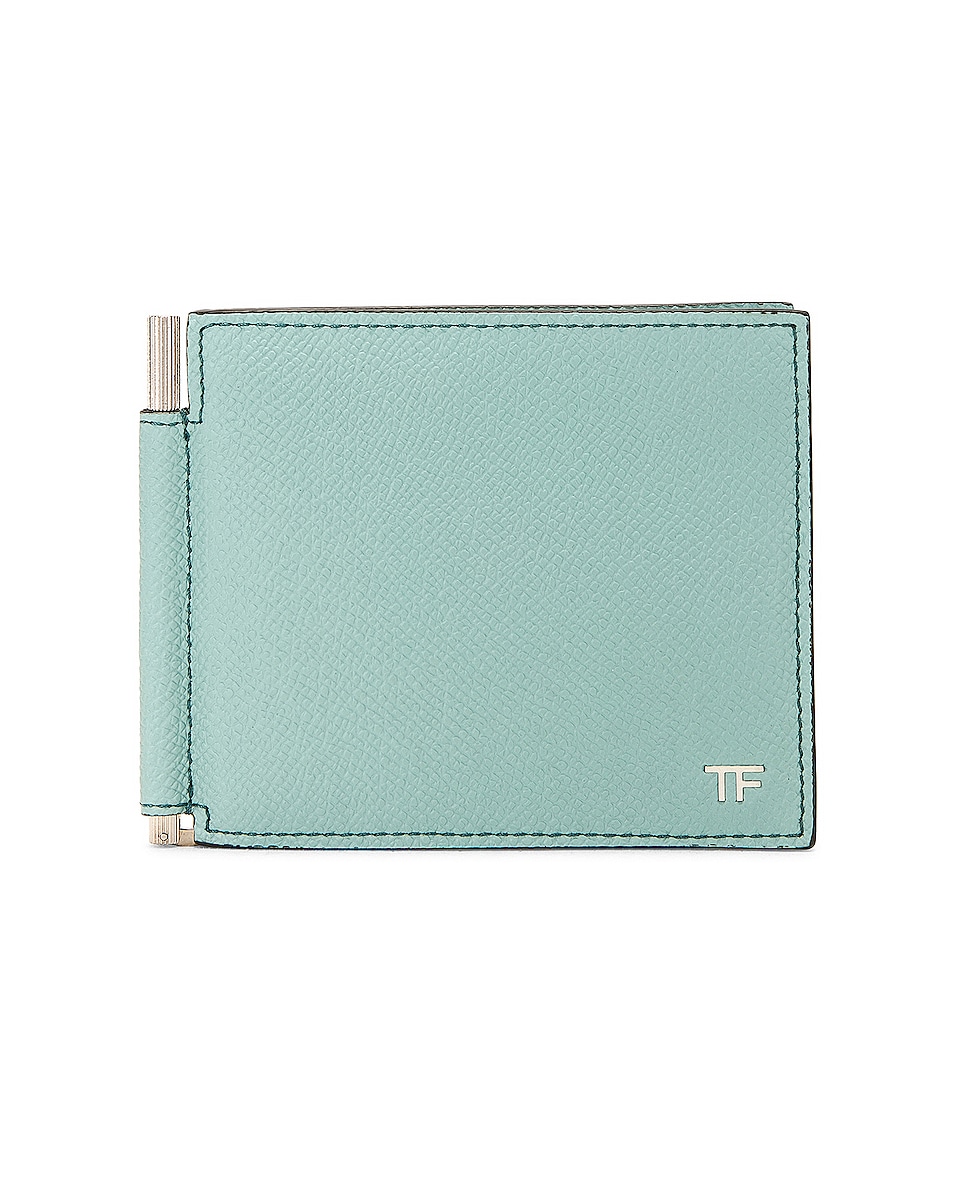 Image 1 of TOM FORD Money Clip Wallet in Nile Blue