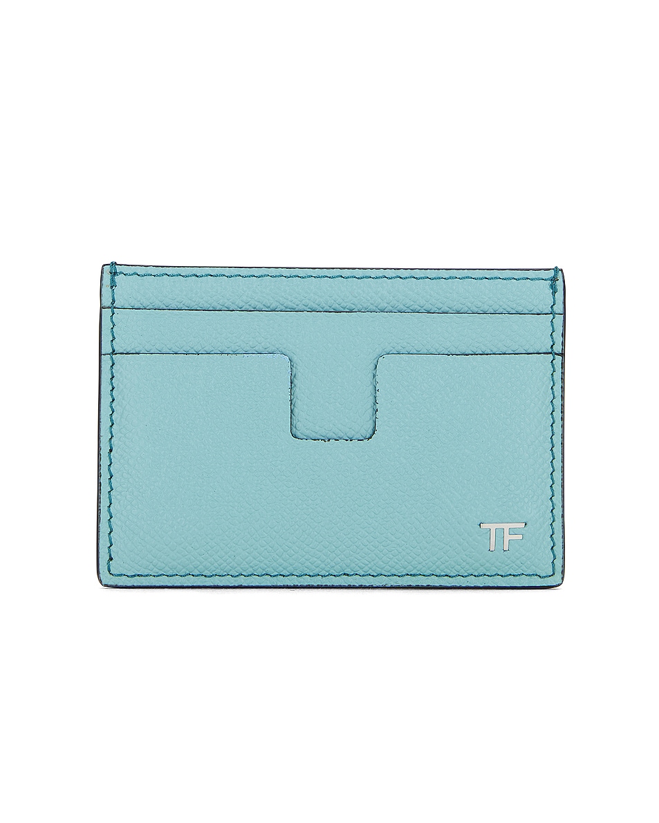 Image 1 of TOM FORD Classic Card Holder in Nile Blue