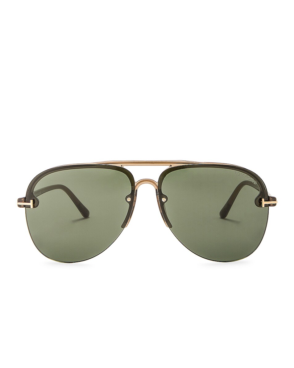 Image 1 of TOM FORD Terry Sunglasses in Transparent Champagne