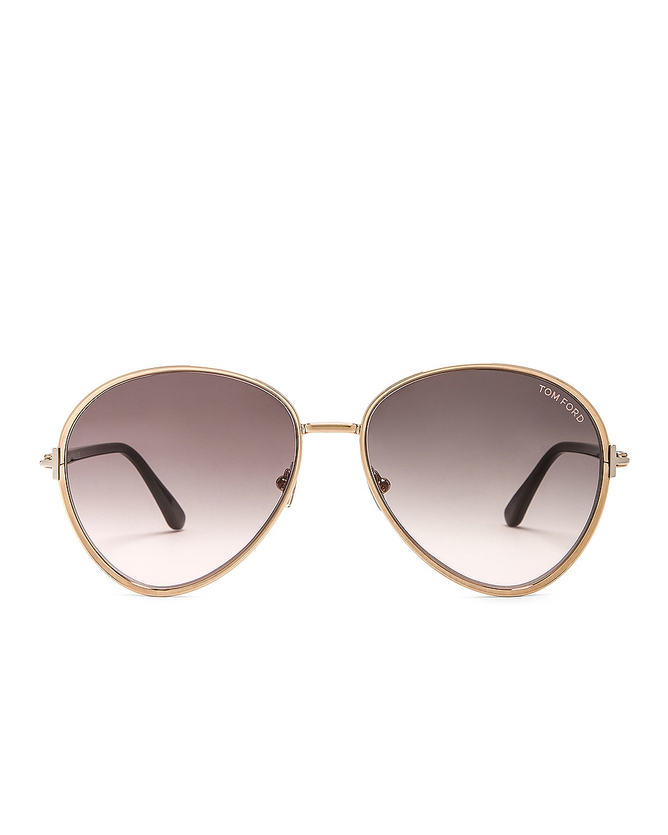 Image 1 of TOM FORD Rio Sunglasses in Shiny Rose Gold