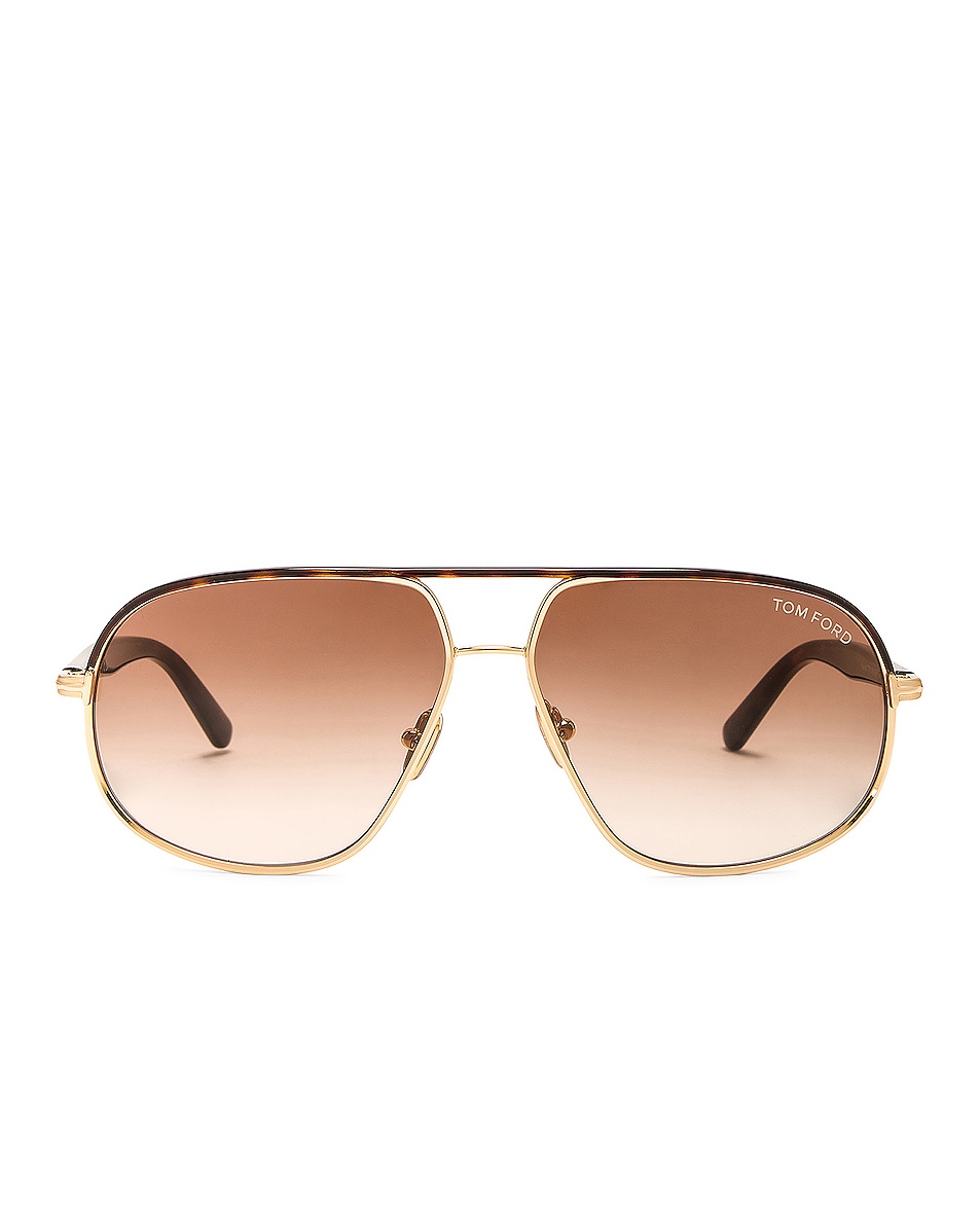 Image 1 of TOM FORD Maxwell Sunglasses in Shiny Deep Gold