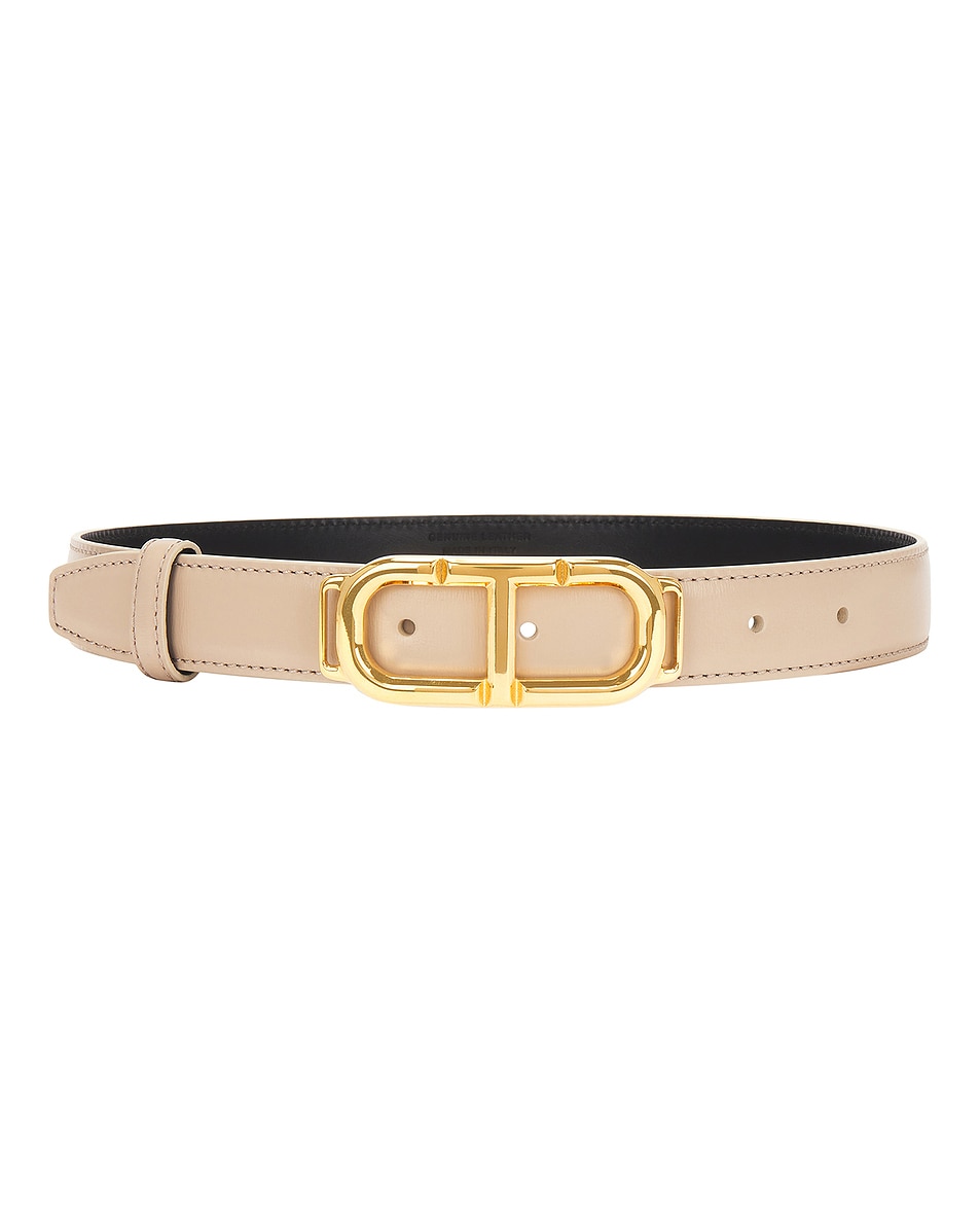 Image 1 of TOM FORD Whitney 25mm Palmellato Belt in Light Beige