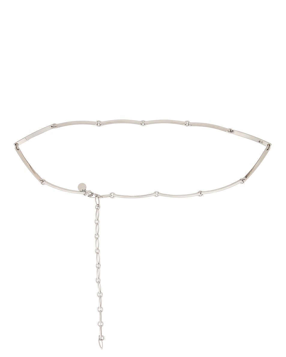 Image 1 of TOM FORD Twigs Belt in Silver