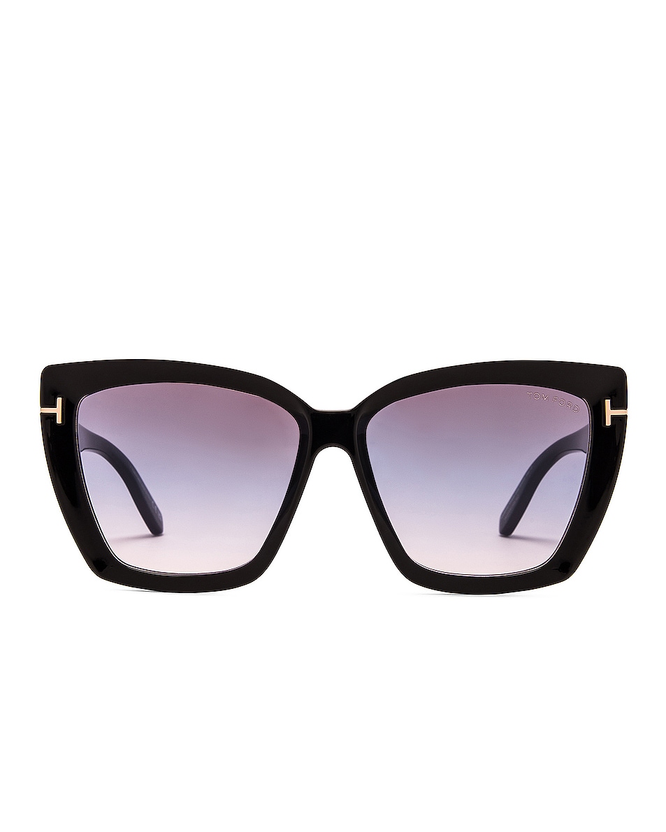 Image 1 of TOM FORD Scarlet Sunglasses in Black & Grey