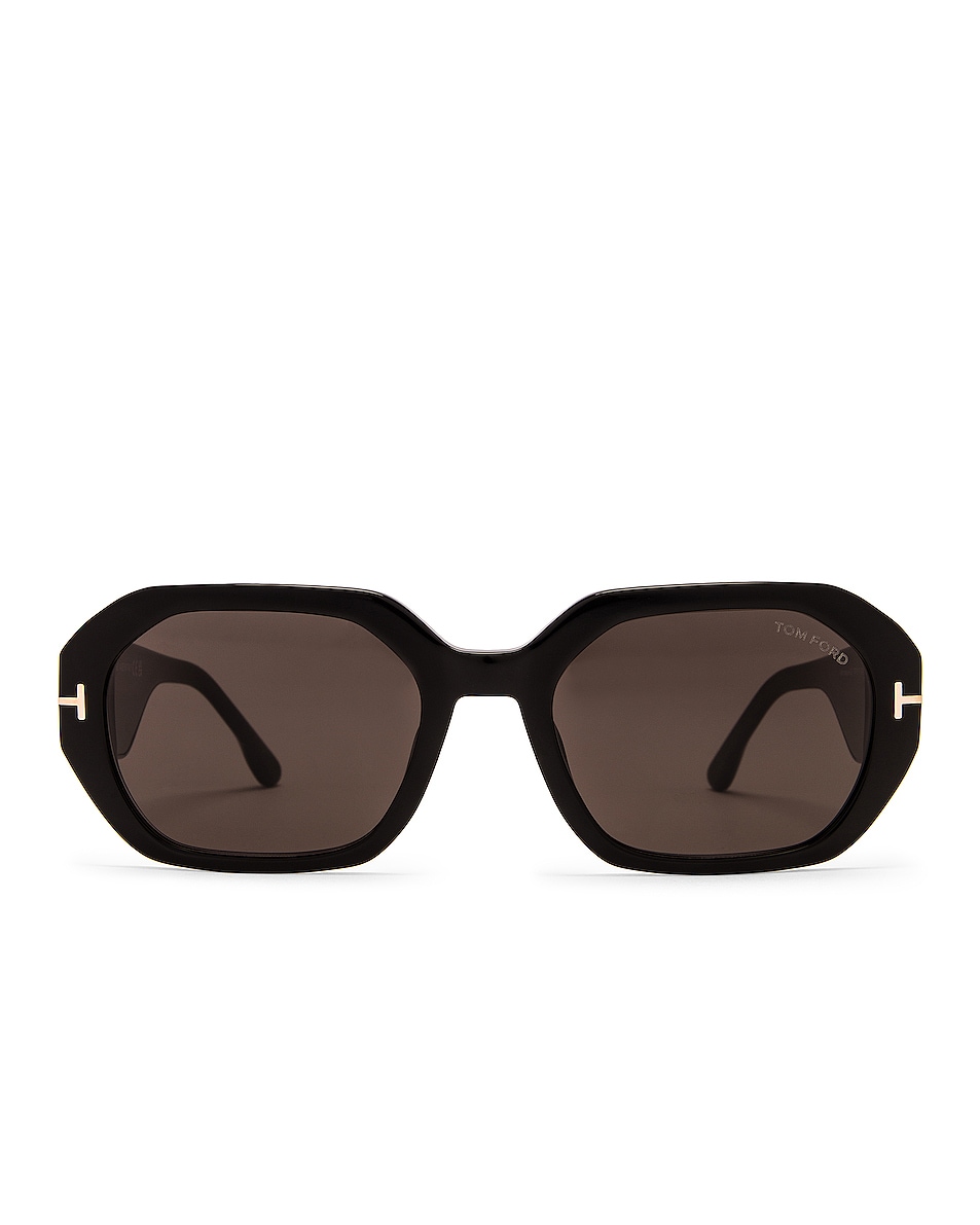 Image 1 of TOM FORD Veronique Sunglasses in Black & Grey