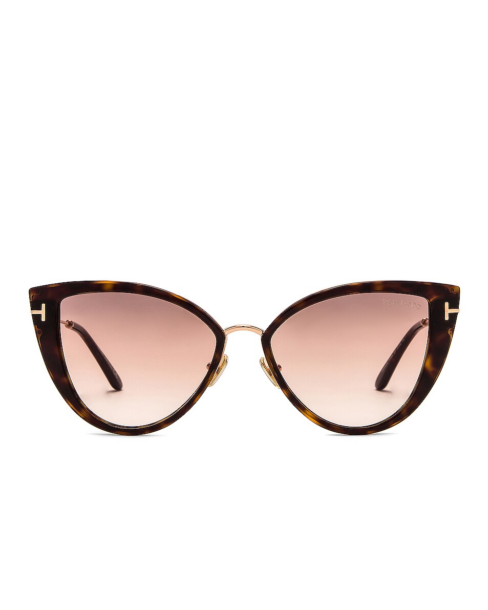 Image 1 of TOM FORD Anjelica Sunglasses in Brown