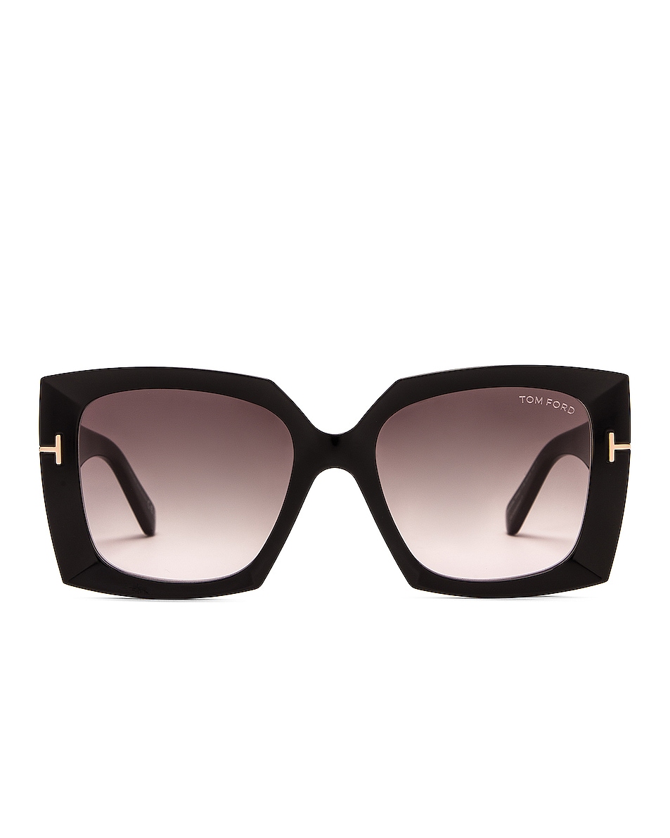 Image 1 of TOM FORD Jacquetta Sunglasses in Black & Grey