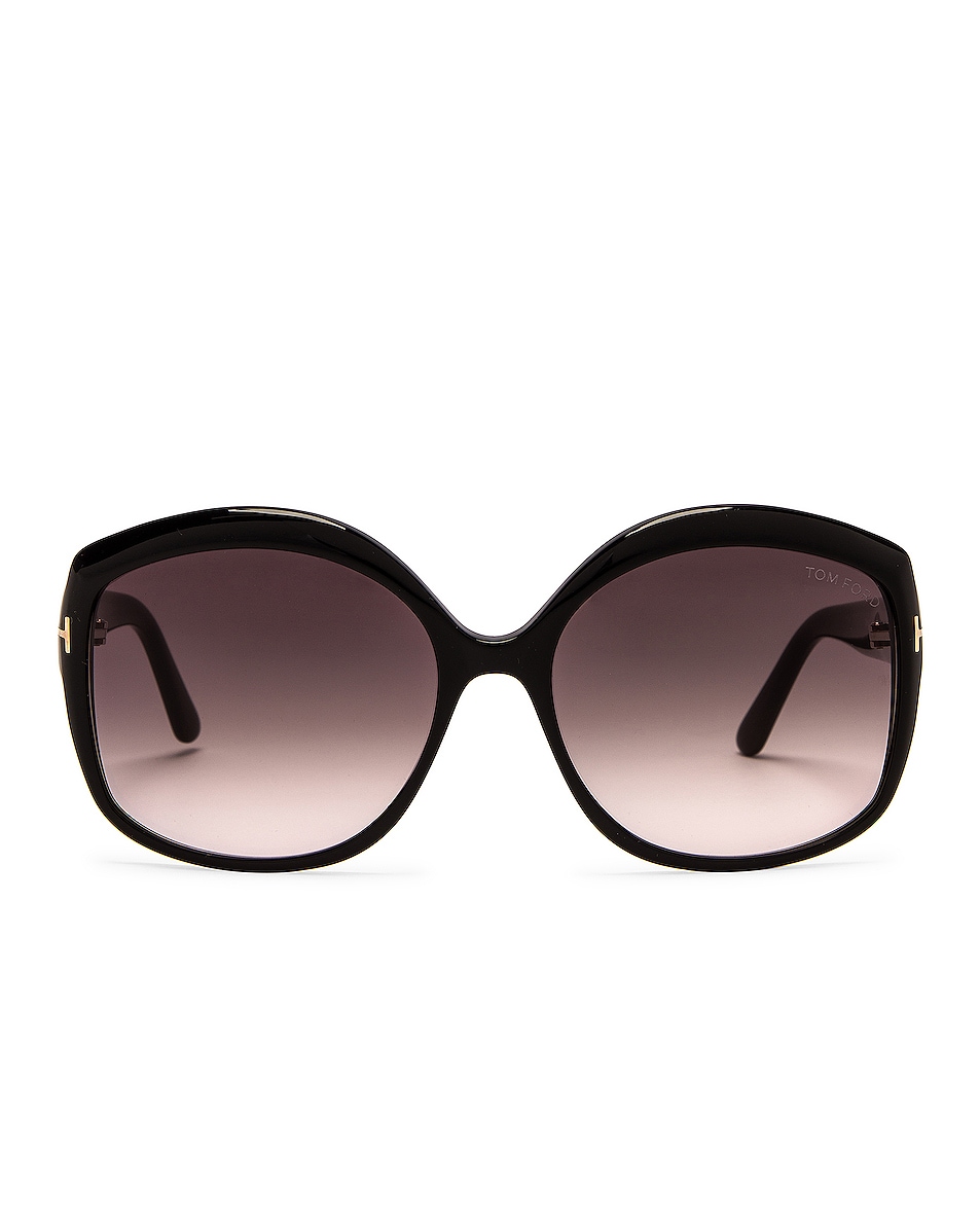 Image 1 of TOM FORD Chiara Sunglasses in Black & Grey