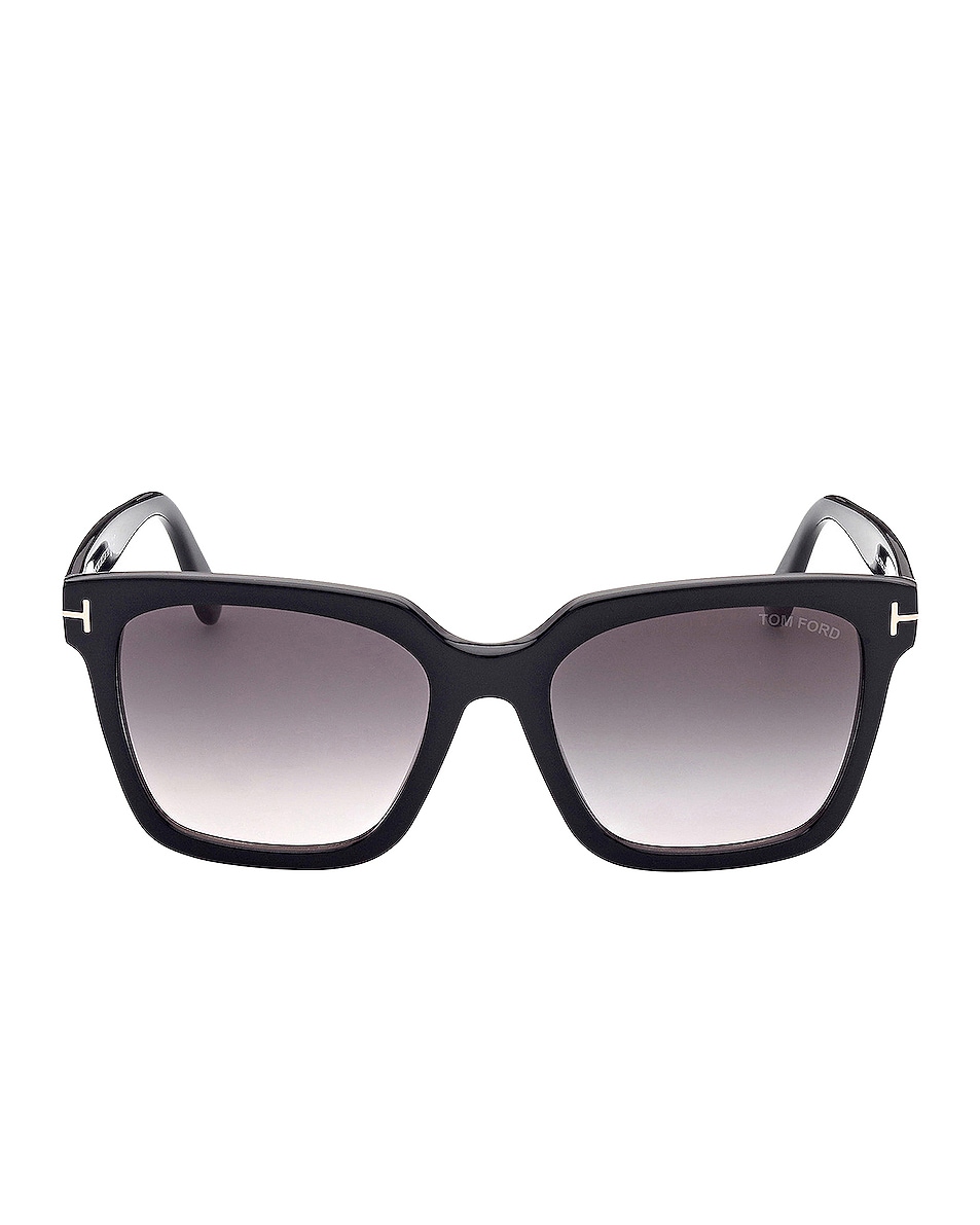 Image 1 of TOM FORD Selby Sunglasses in Black & Grey