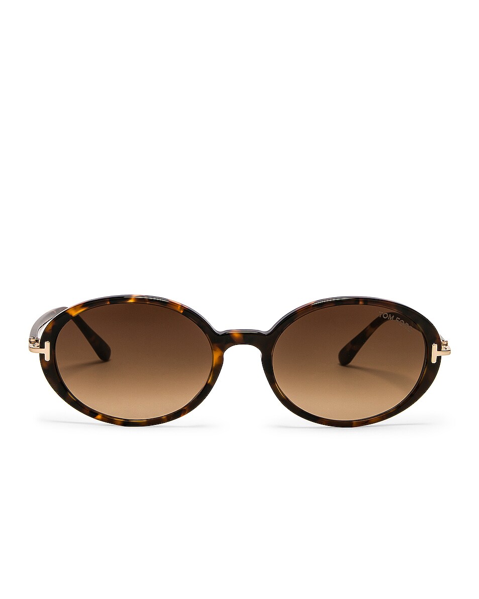 Image 1 of TOM FORD Raquel Sunglasses in Brown