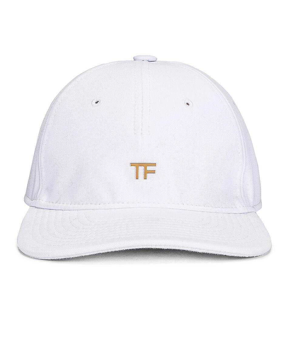 Image 1 of TOM FORD Baseball Cap in White