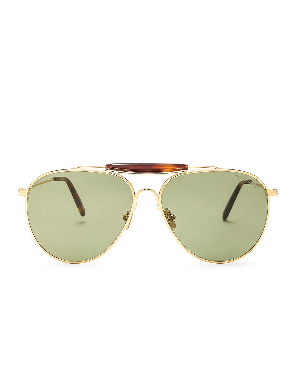 Image 1 of TOM FORD Raphael Sunglasses in Shiny Yellow Gold