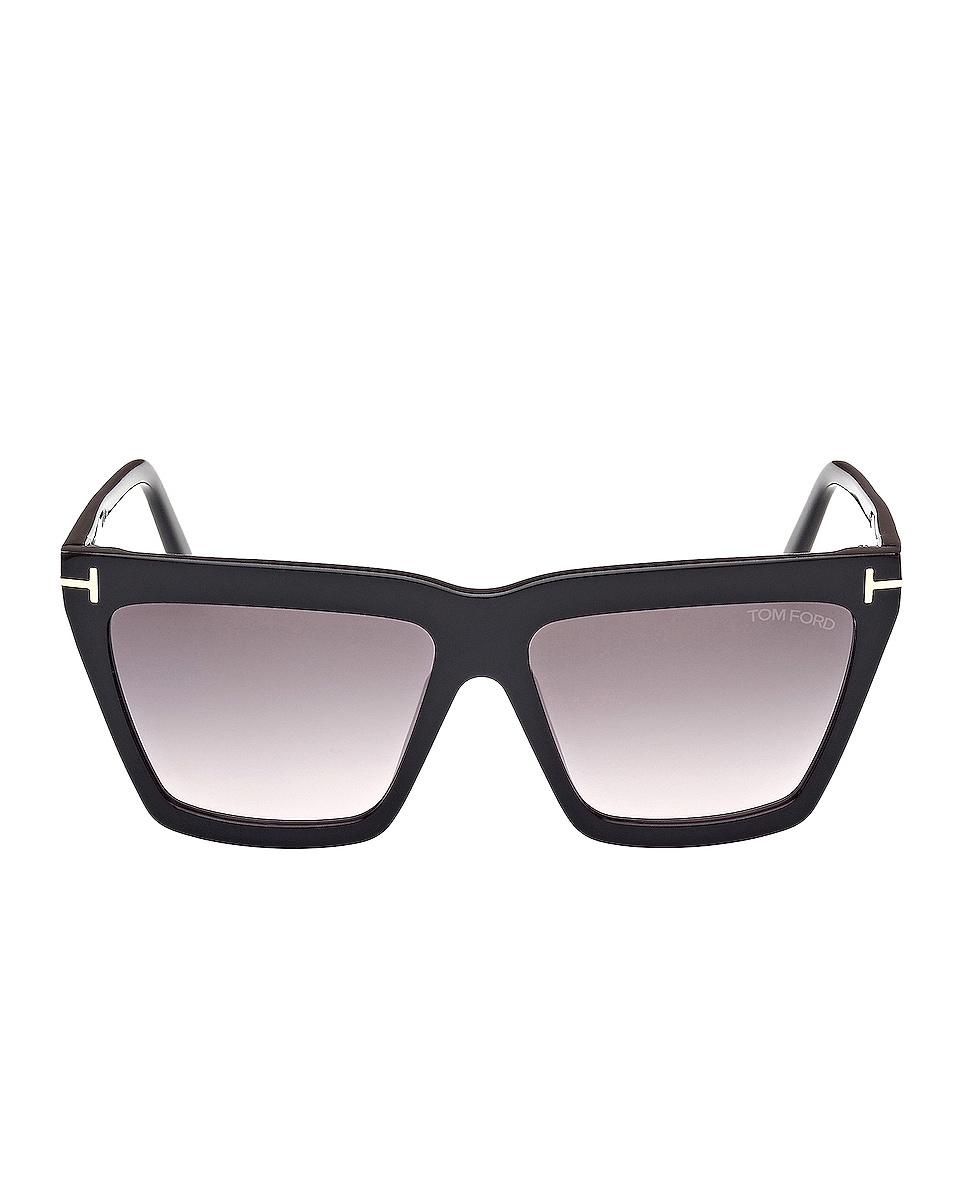 Image 1 of TOM FORD Eden Sunglasses in Shiny Black