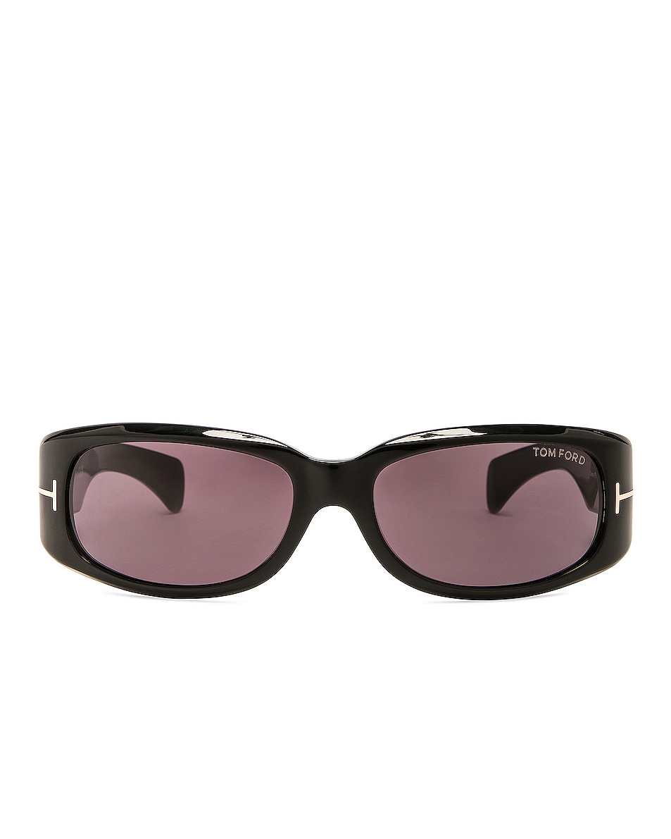 Image 1 of TOM FORD Corey Sunglasses in Shiny Black