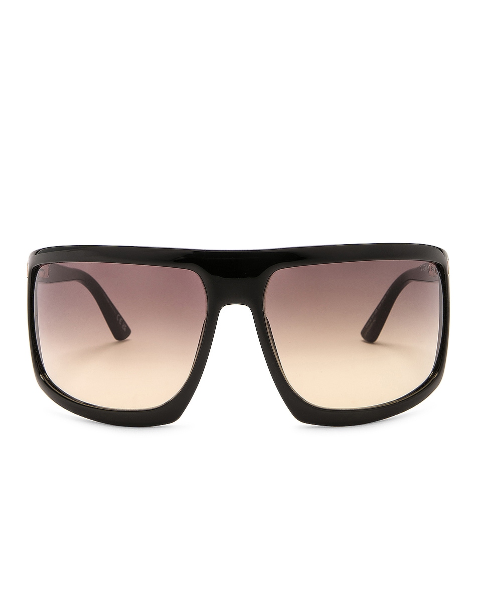 Image 1 of TOM FORD Clint Sunglasses in Shiny Black