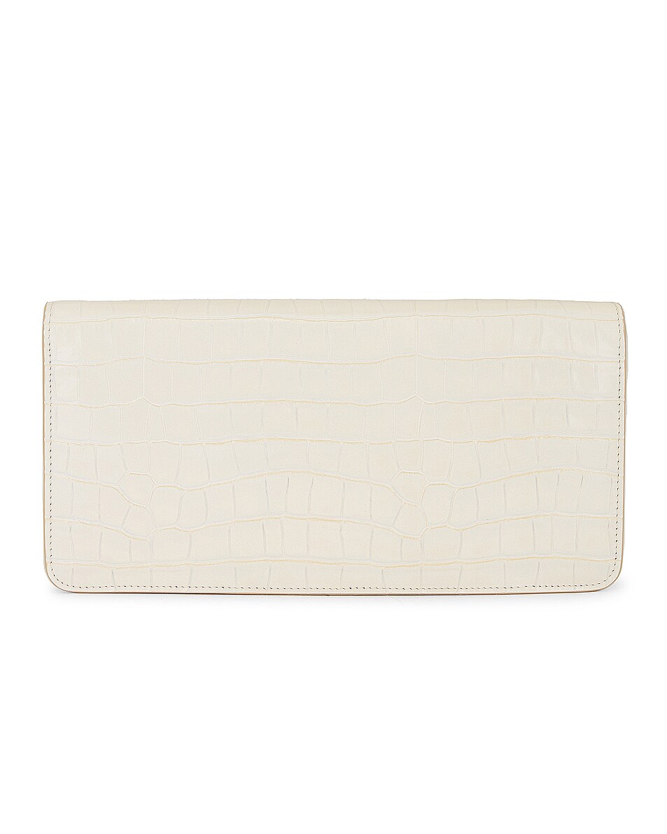 Image 3 of TOM FORD Croco Shoulder Bag in Ivory