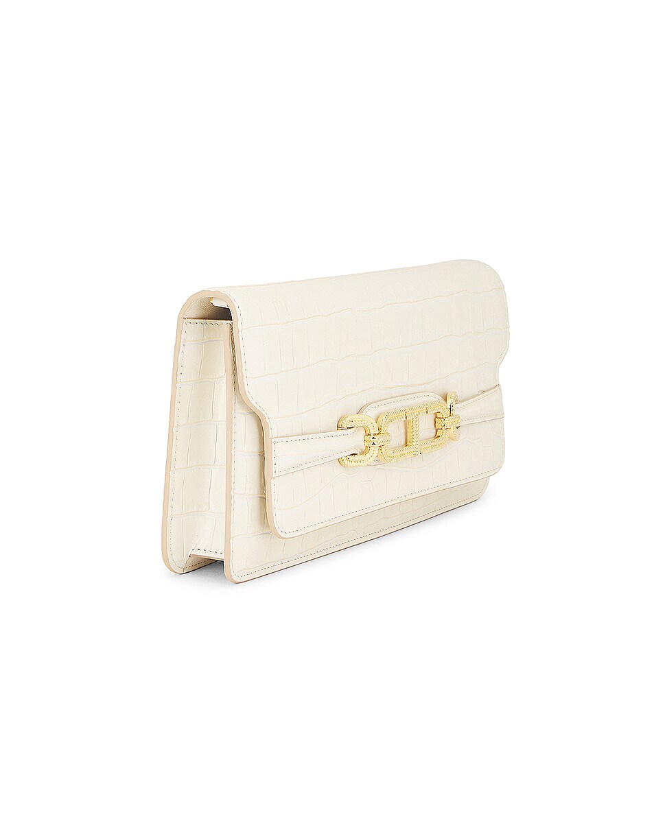 Image 4 of TOM FORD Croco Shoulder Bag in Ivory