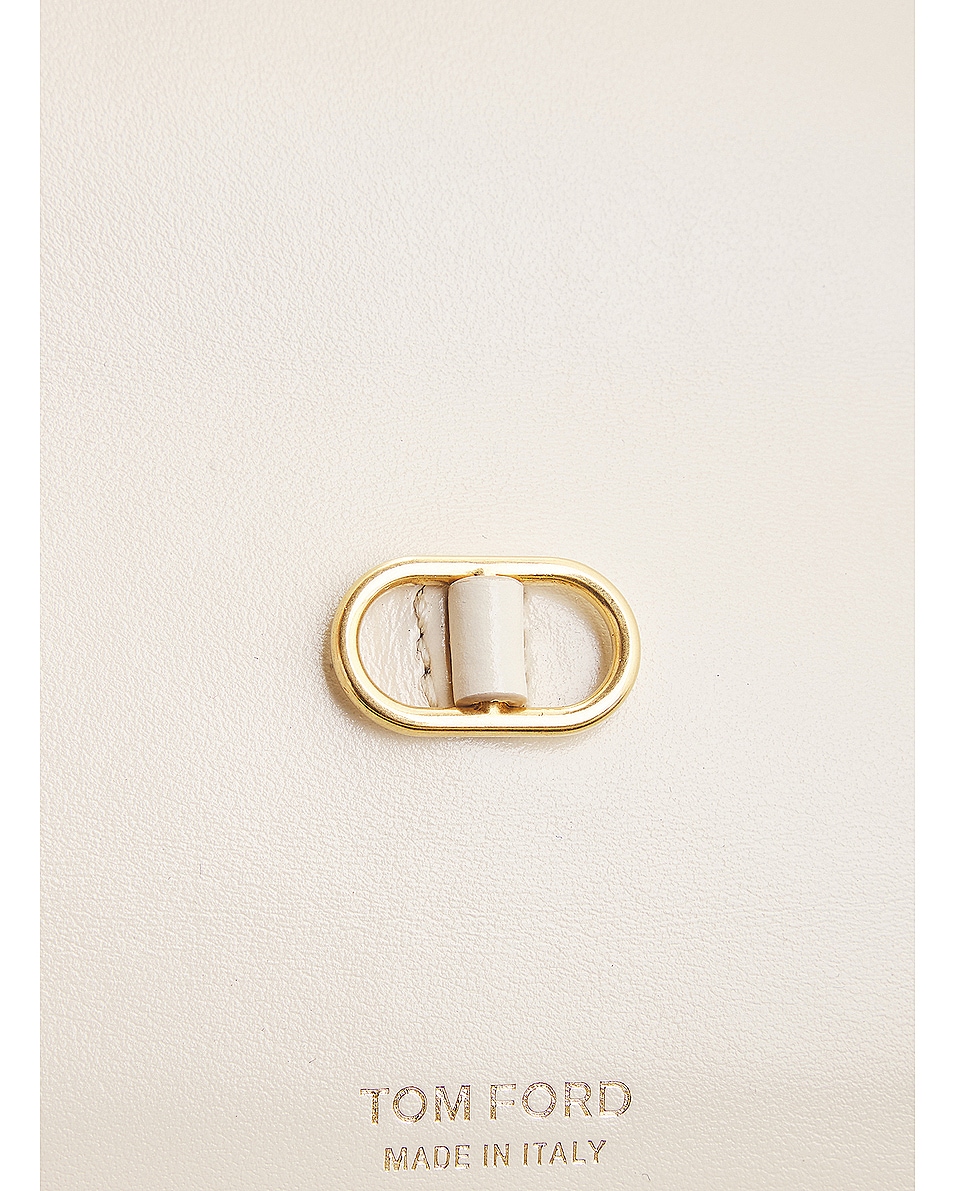 Image 7 of TOM FORD Croco Shoulder Bag in Ivory